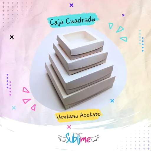 Caja Cuadrada con Ventana